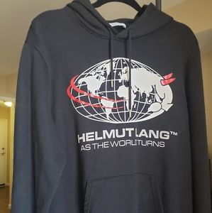 Helmut lang hooded sweatshirt